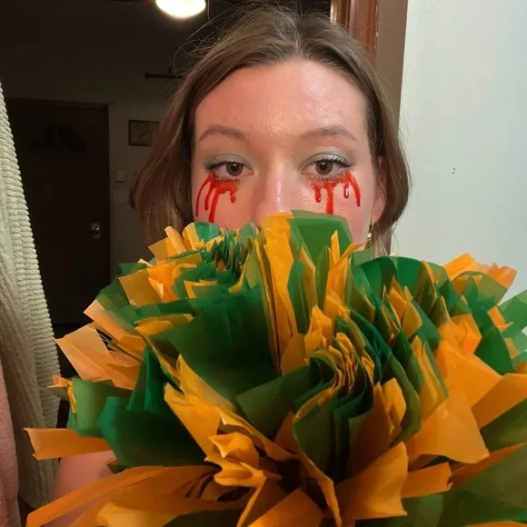 Stranger Things Chrissy Cheerleader Halloween Costume - Picture 4 of 9